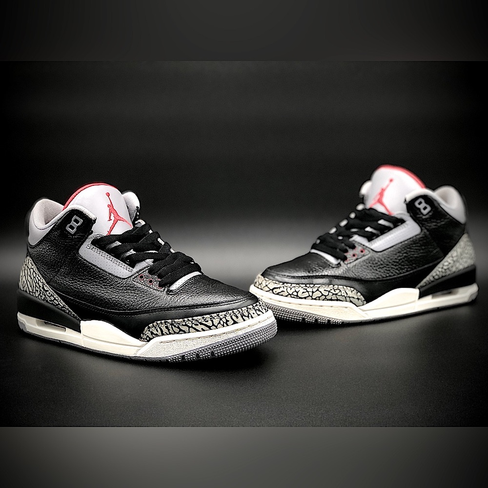 2011 Black Cement 3’s Sz 8.5 No Box $220